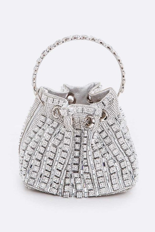 TEEK - Rhinestone Iconic Top Handle Bucket Bag BAG TEEK FG
