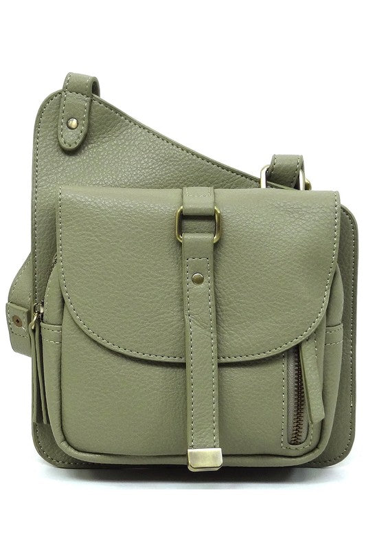 TEEK - Flat Crossbody Bag BAG TEEK FG OLIVE