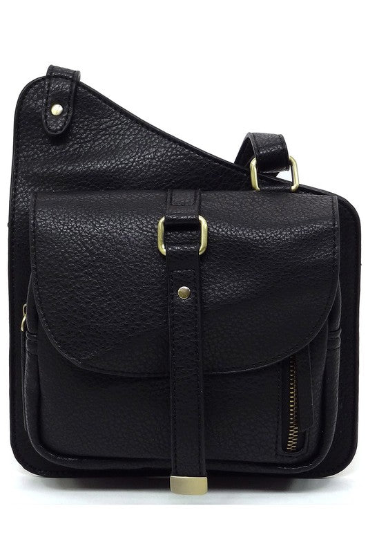 TEEK - Flat Crossbody Bag BAG TEEK FG BLACK