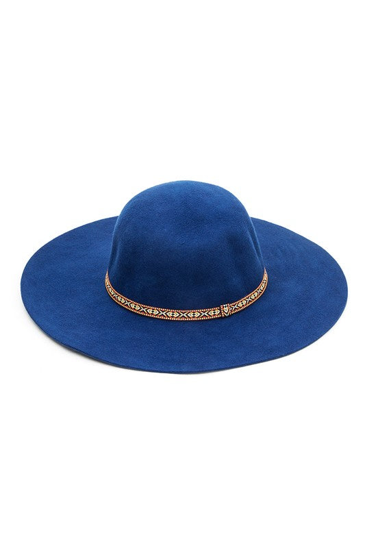 TEEK - Wool Felt Fashion Floppy Hat HAT TEEK FG Blue  