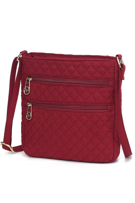TEEK - MKF Collection Solid Quilted Cotton Bag BAG TEEK FG Wine  