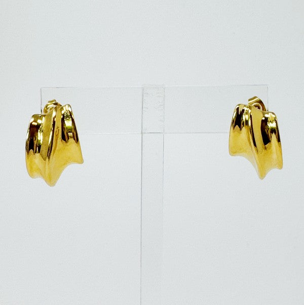 TEEK - Kelly Golden Hoop Earrings JEWELRY TEEK FG   