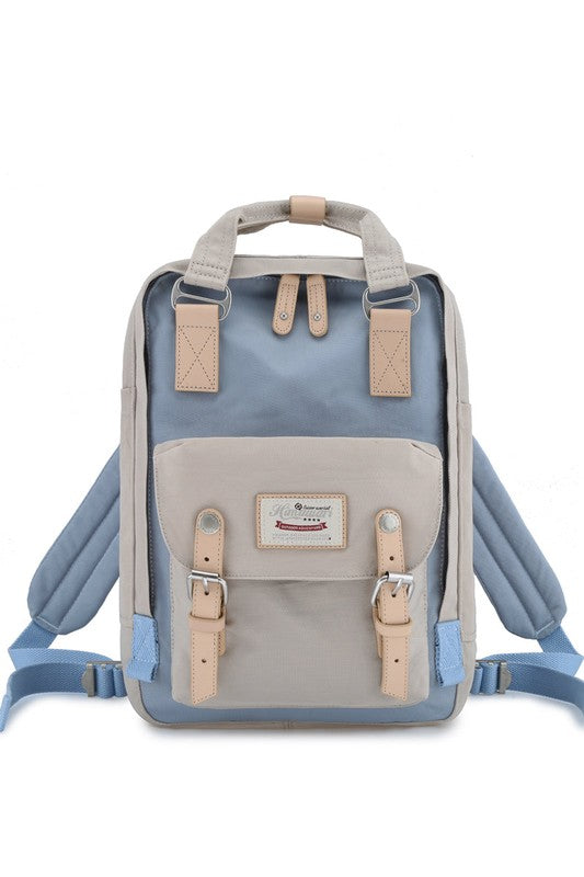 TEEK - 14.9 VINTAGE WATERPROOF BACKPACK-MULTI BAG TEEK FG BLUE/IVORY  