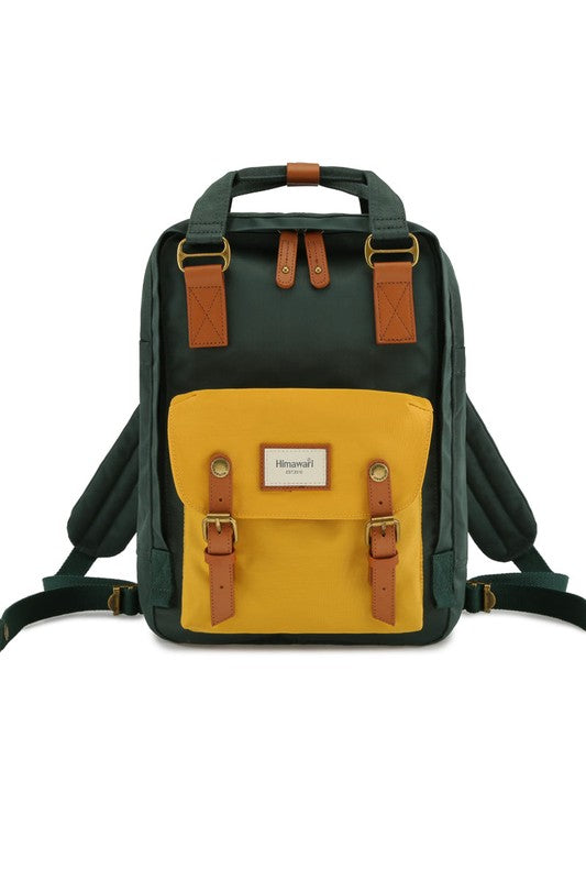 TEEK - 14.9 VINTAGE WATERPROOF BACKPACK-MULTI BAG TEEK FG GREEN/YELLOW  