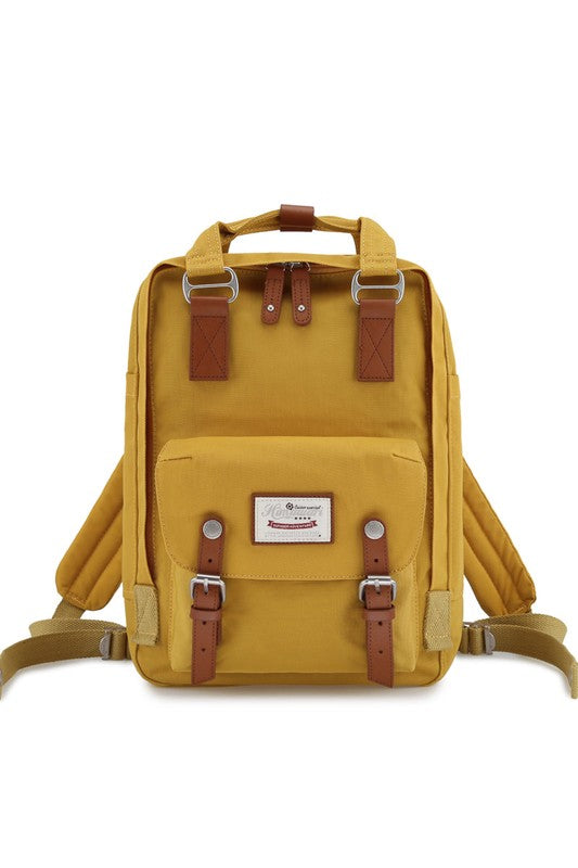 TEEK - 14.9 VINTAGE WATERPROOF SOLID BACKPACK BAG TEEK FG YELLOW  