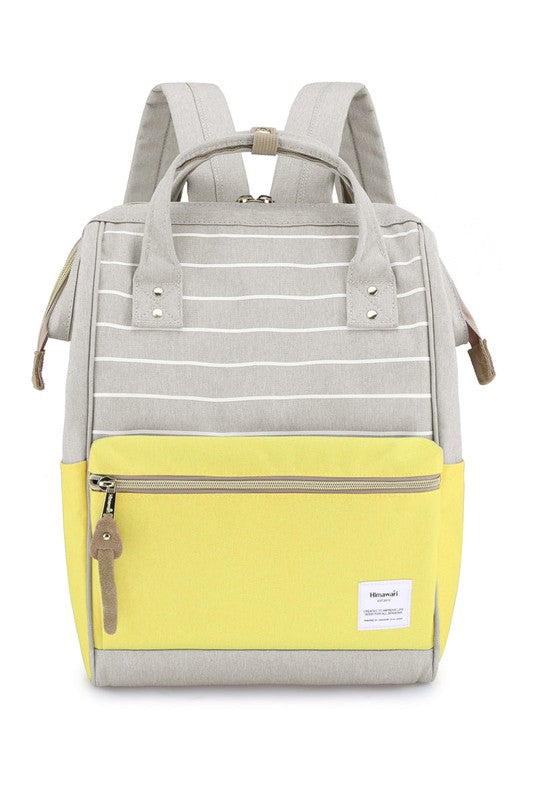 TEEK - Holly Daze 15'' Waterproof Backpack-Multi color BAG TEEK FG GREY/YELLOW/STRIPE  