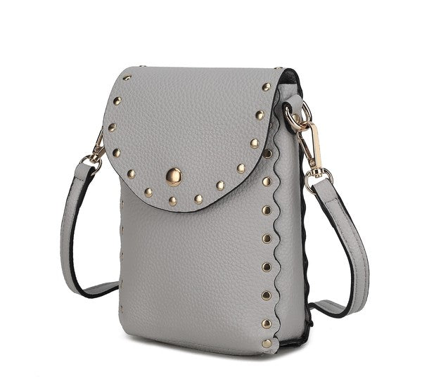 TEEK - MKF Filomena Vegan Leather Crossbody BAG TEEK FG Light Grey