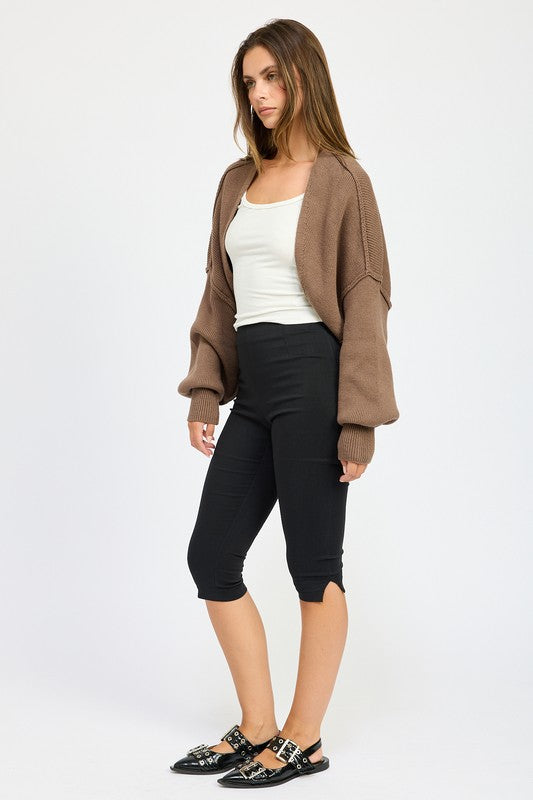 TEEK - OVERSIZED SHRUG CARDIGAN SWEATER TEEK FG