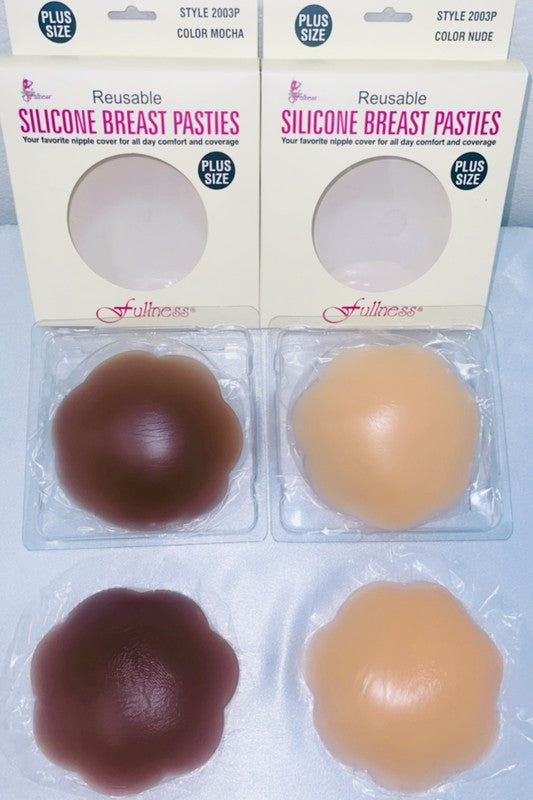 TEEK - Plus Size Silicone Nipple Cover Adhesive BRA TEEK FG