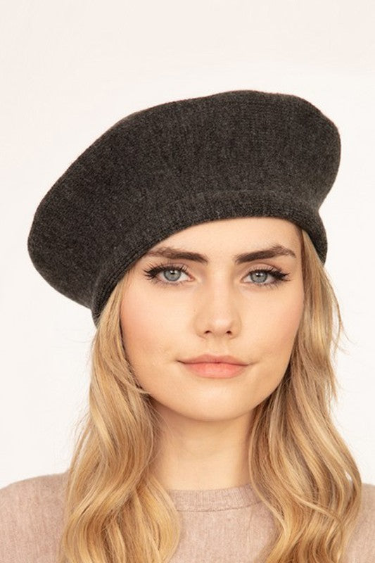 TEEK - French Girl Fashion Beret TEEK FG Charcoal