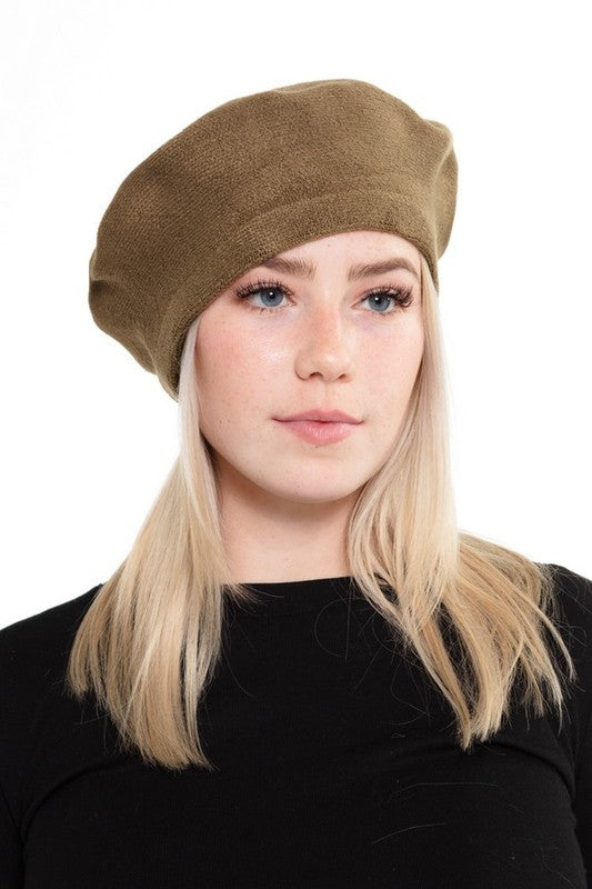 TEEK - French Girl Fashion Beret TEEK FG Olive