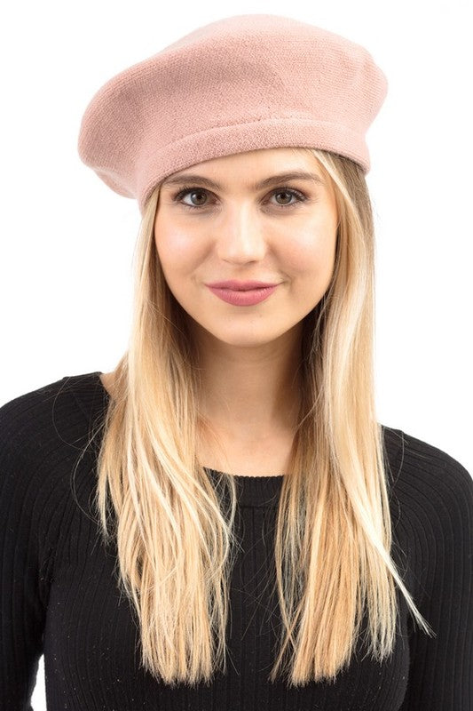 TEEK - French Girl Fashion Beret HAT TEEK FG Blush