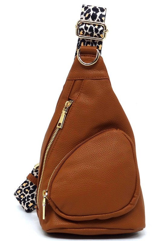 TEEK - Leopard Strap Sling Backpack BAG TEEK FG   