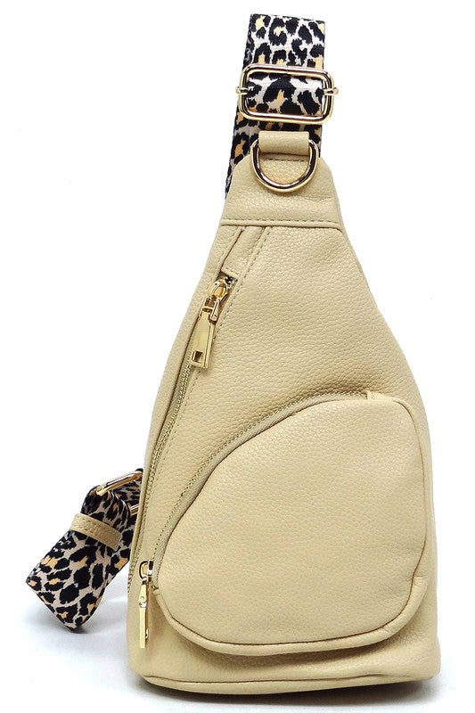 TEEK - Leopard Strap Sling Backpack BAG TEEK FG   