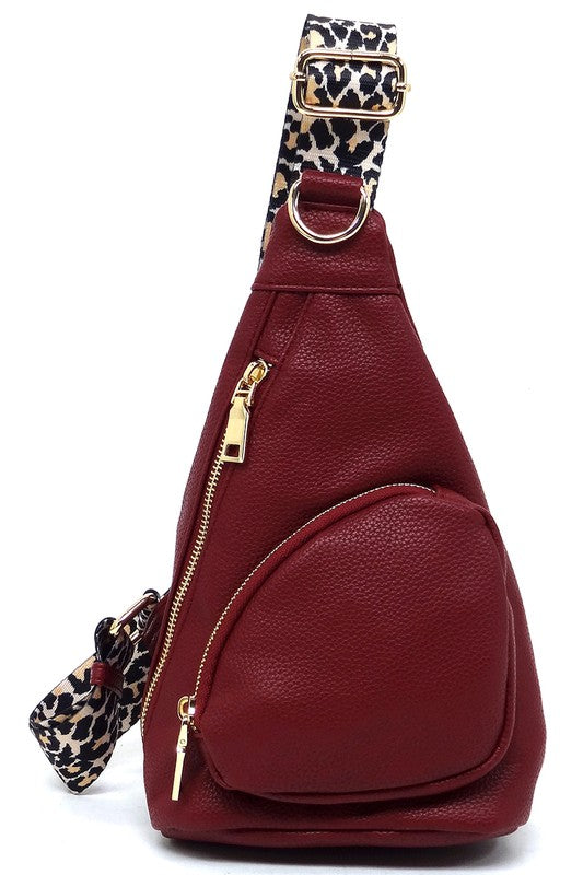 TEEK - Leopard Strap Sling Backpack BAG TEEK FG   