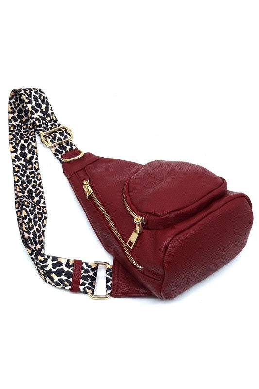 TEEK - Leopard Strap Sling Backpack BAG TEEK FG   