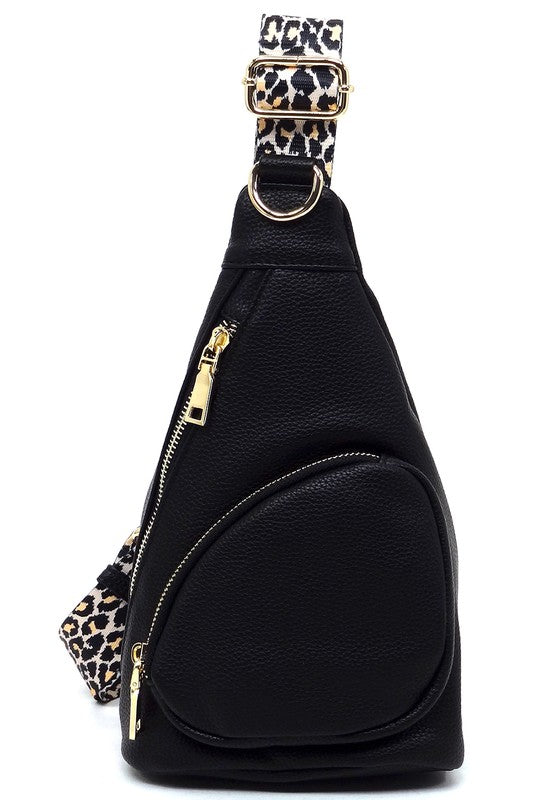 TEEK - Leopard Strap Sling Backpack BAG TEEK FG   