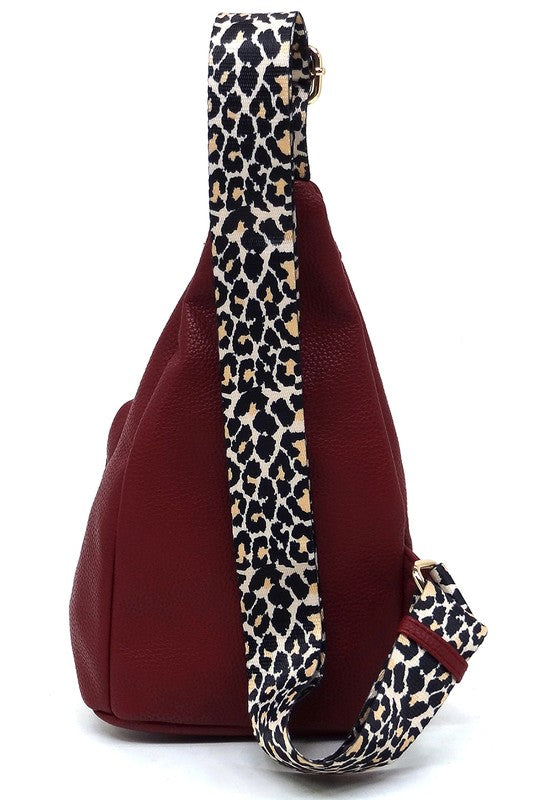 TEEK - Leopard Strap Sling Backpack BAG TEEK FG   