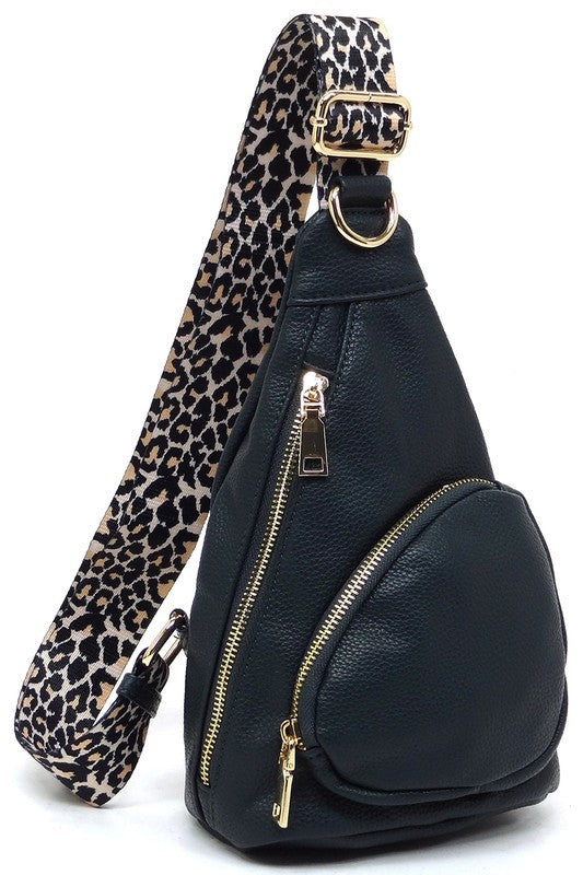 TEEK - Leopard Strap Sling Backpack BAG TEEK FG FOREST  