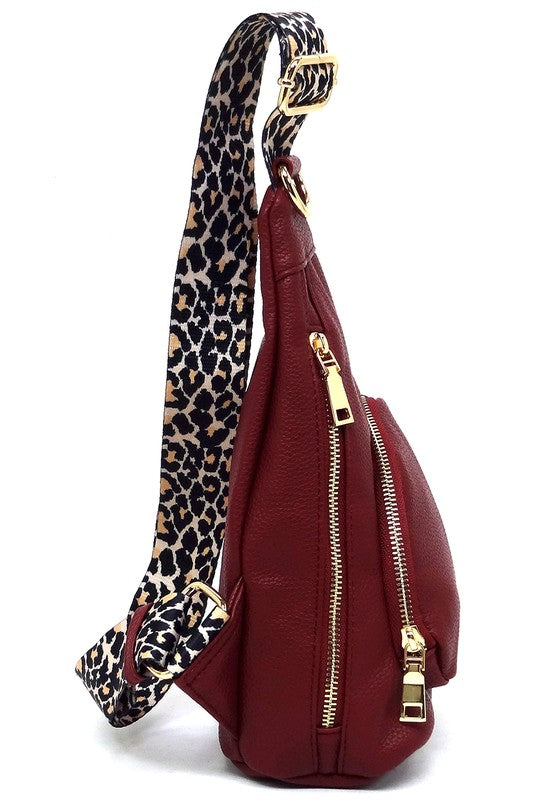 TEEK - Leopard Strap Sling Backpack BAG TEEK FG   