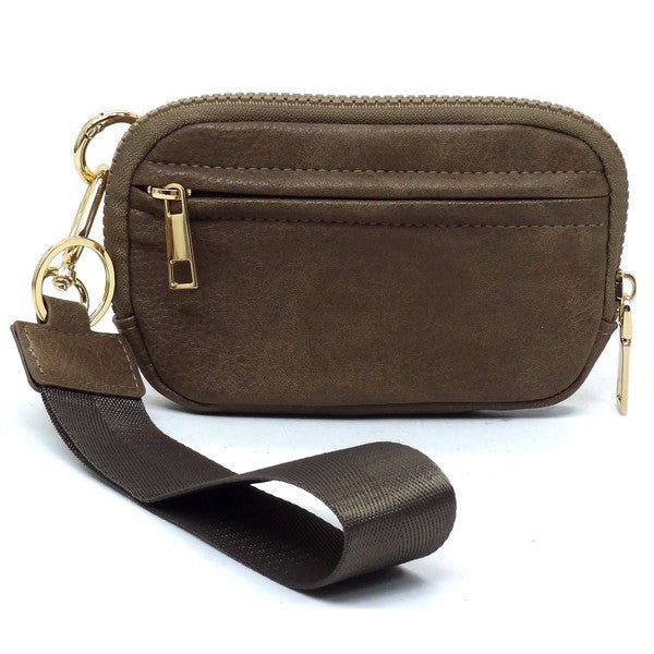 TEEK - Fashion Pouch Wallet Wristlet BAG TEEK FG TAUPE