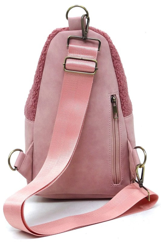 TEEK - Terry Fur Sling Bag Backpack BAG TEEK FG