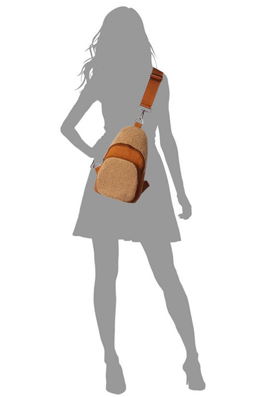 TEEK - Terry Fur Sling Bag Backpack BAG TEEK FG