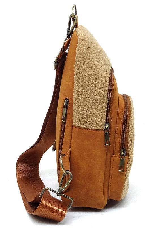 TEEK - Terry Fur Sling Bag Backpack BAG TEEK FG