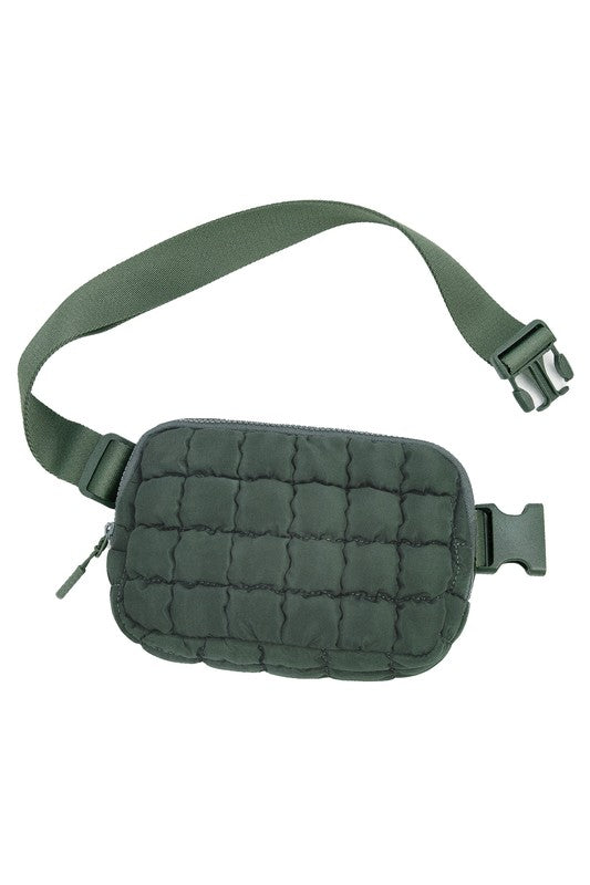 TEEK - Evyn Quilted Puffer Sling Belt Bum Bag BAG TEEK FG