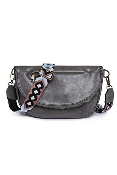 TEEK - Callie Fold Over Leather Crossbody Sling Bag BAG TEEK FG