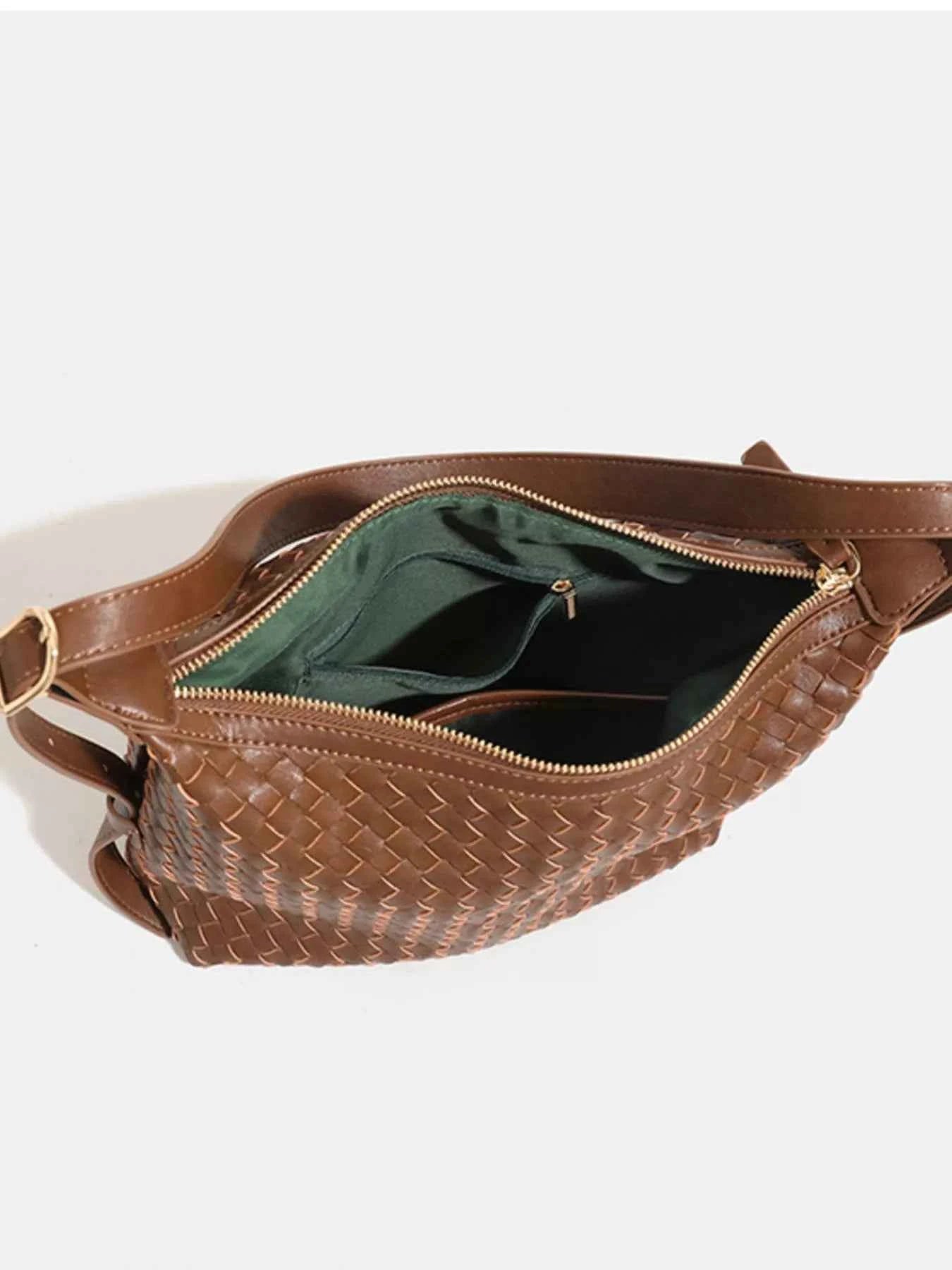 TEEK - Woven PU Leather Shoulder Bag BAG TEEK Trend