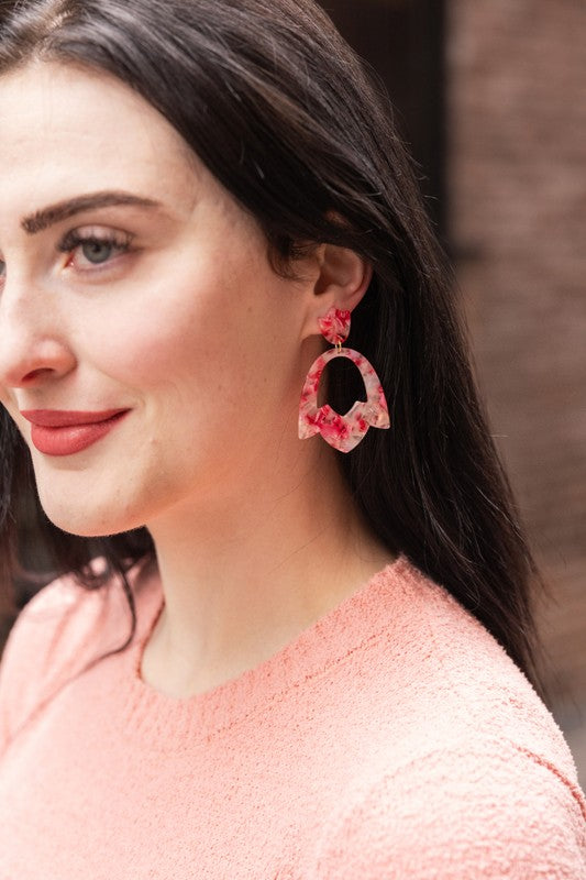 TEEK - Tulip Earrings - Rosey Pink JEWELRY TEEK FG