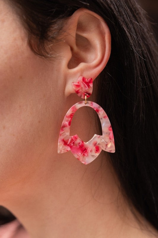 TEEK - Tulip Earrings - Rosey Pink JEWELRY TEEK FG