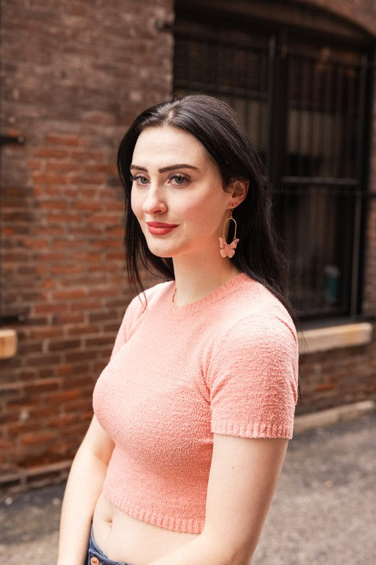 TEEK - Bindi Butterfly Earrings - Ballet Slipper Pink JEWELRY TEEK FG