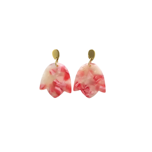 TEEK - Lotus Earrings - Rosey JEWELRY TEEK FG