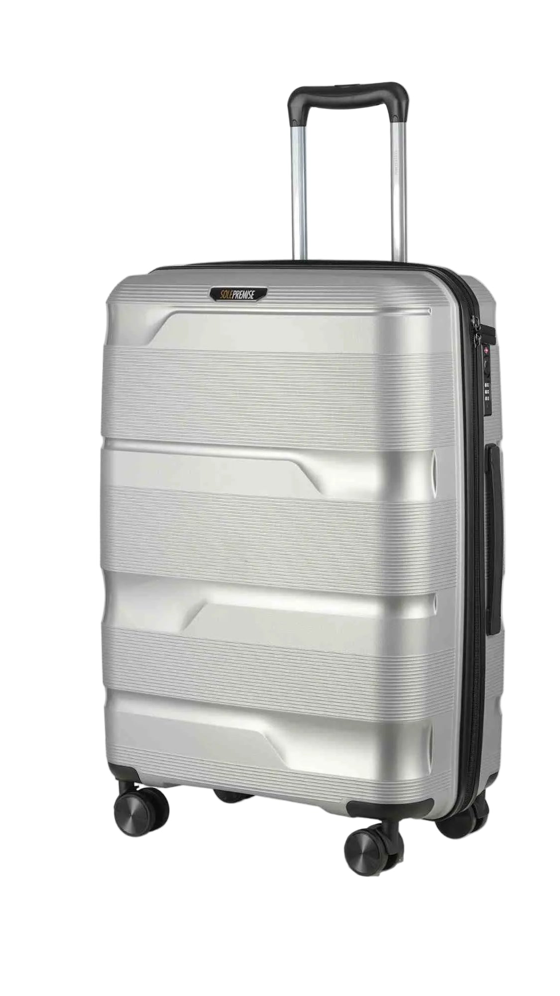 TEEK - 24-inch Silver Hardcase Roller Luggage BAG TEEK SP
