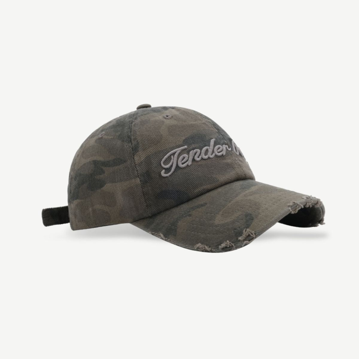 TEEK - Letter Graphic Camouflage Cotton Hat HAT TEEK Trend   