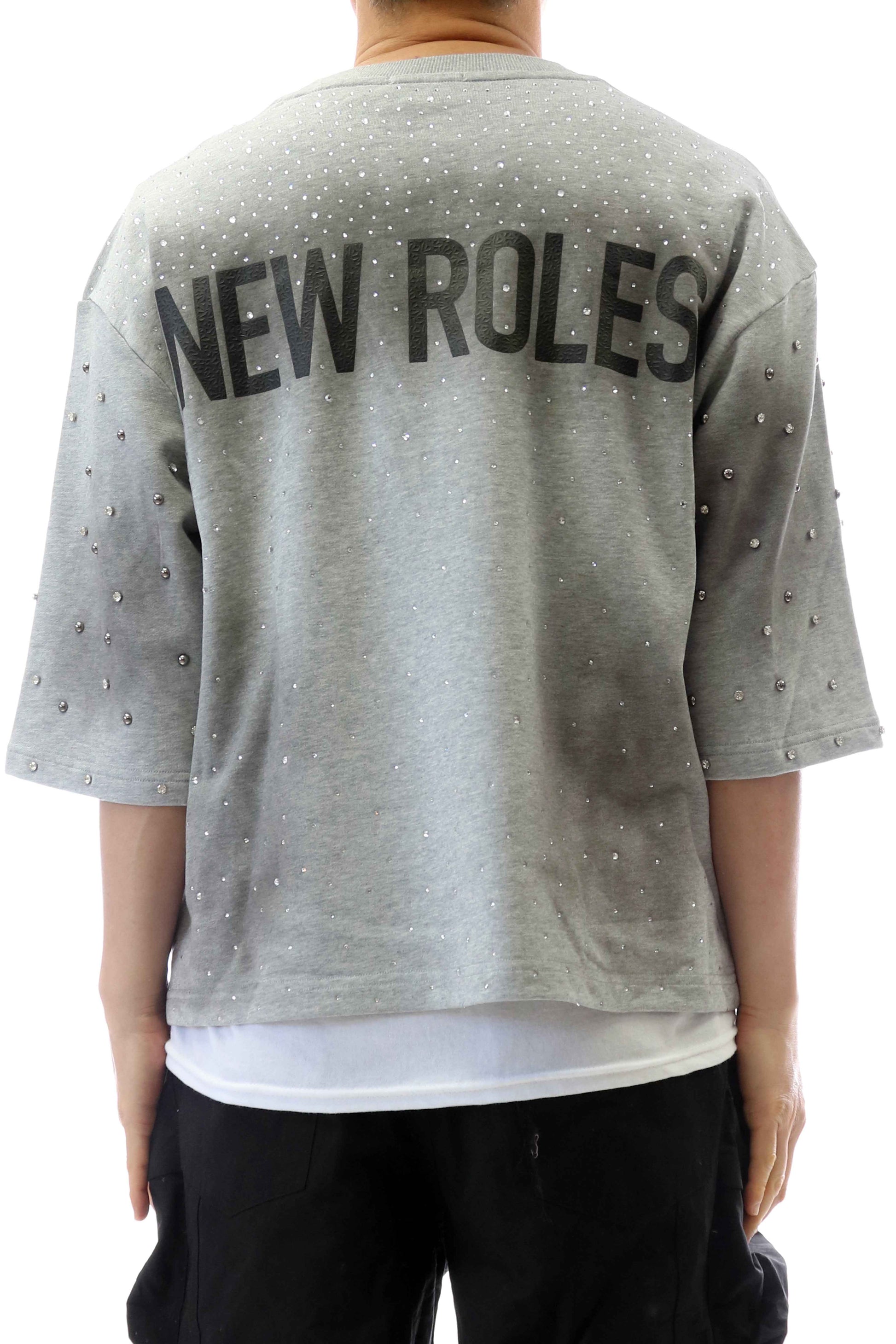 TEEK - OBSIDIAN French Terry 3/4 Sleeve Crop Top Tee TOPS TEEK LTK