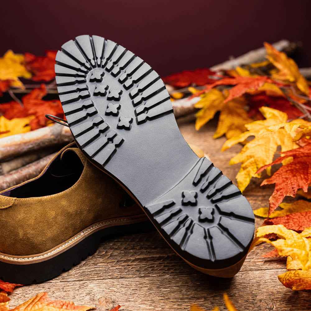 TEEK - 26-220-TOB CAMPO Sueded Goatskin Lace Up, Tobacco SHOES TEEK ZI