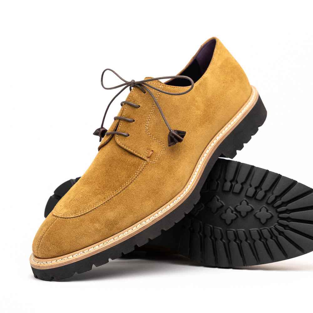 TEEK - 26-220-TOB CAMPO Sueded Goatskin Lace Up, Tobacco SHOES TEEK ZI