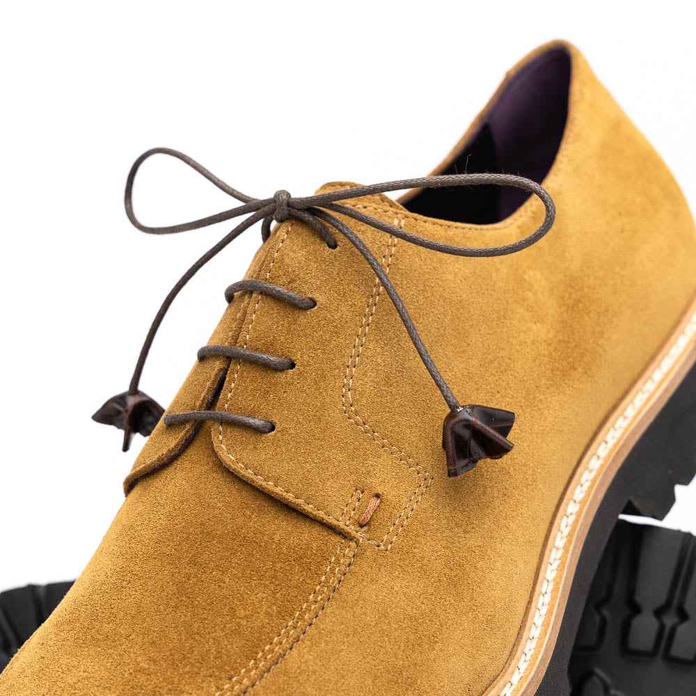 TEEK - 26-220-TOB CAMPO Sueded Goatskin Lace Up, Tobacco SHOES TEEK ZI