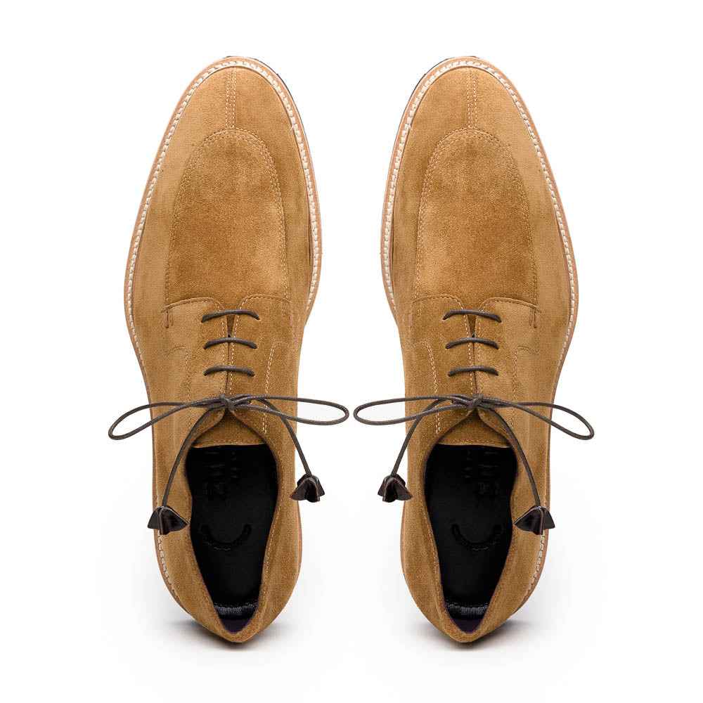 TEEK - 26-220-TOB CAMPO Sueded Goatskin Lace Up, Tobacco SHOES TEEK ZI