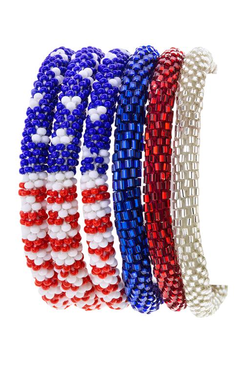 TEEK - USA Nepal Roll Up Bracelet JEWELRY TEEK FG   