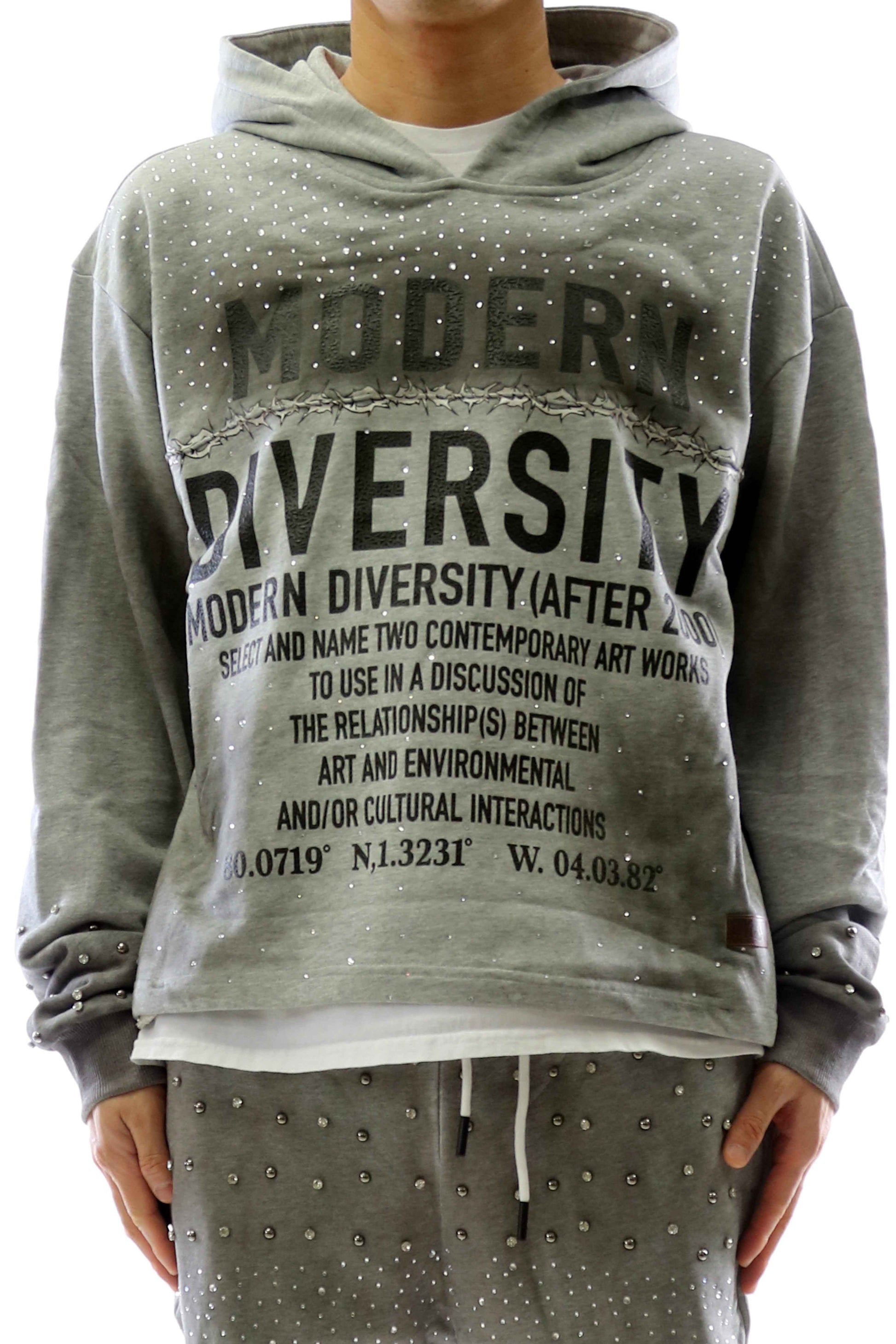 TEEK - OBSIDIAN French Terry Long Sleeve Crop Top Pullover Hoodie TOPS TEEK LTK S
