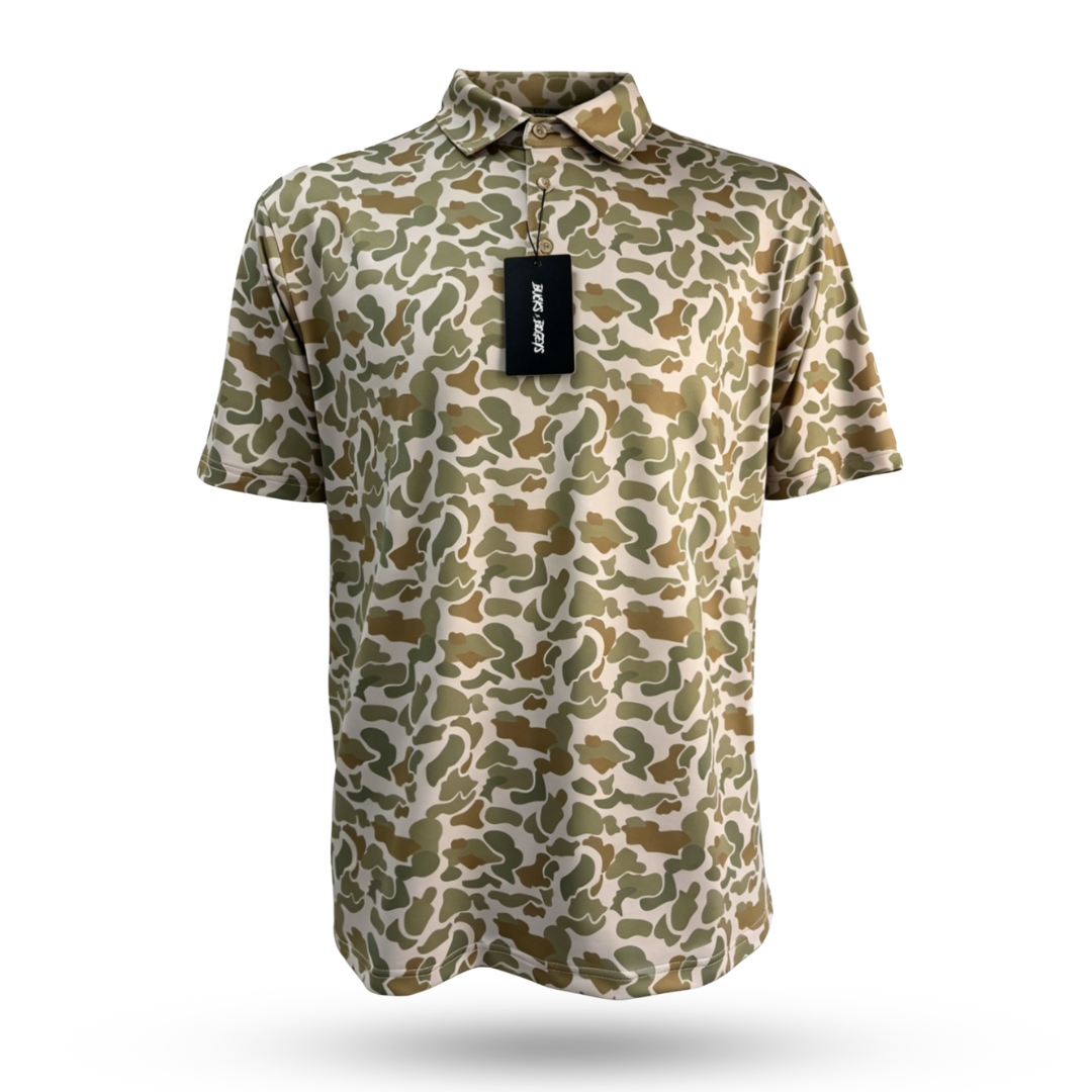 "Club Country" Golf Polo T-Shirt Bow Crew Apparel - Bow Hunting Lifestyle Apparel