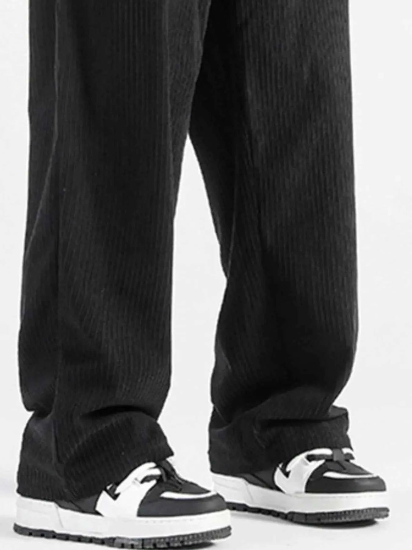 TEEK - Mens Plus Size Casual Drawstring Wide Leg Pants PANTS TEEK Trend