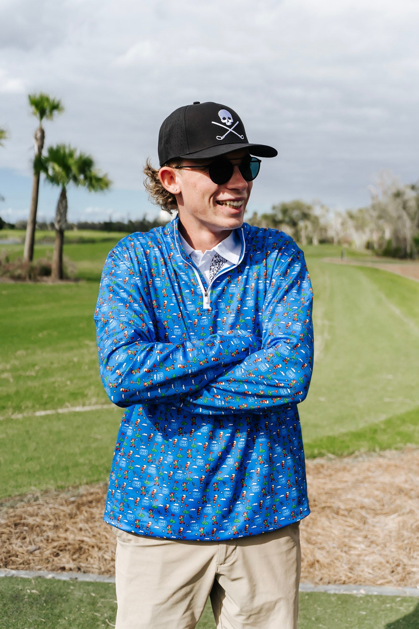 TEEK - Game Over 8 Bit Quarter Zip JACKET TEEK SIG