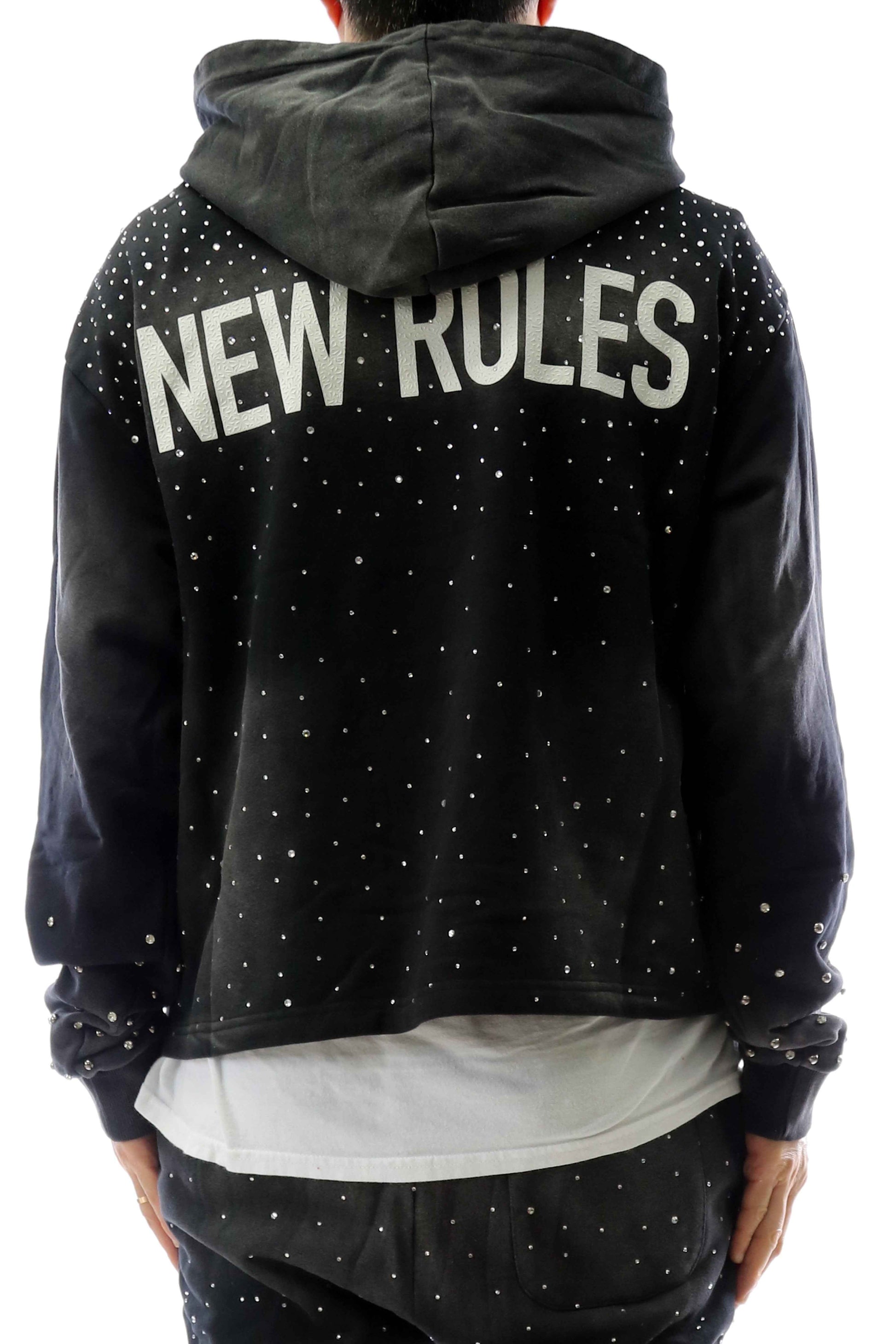 TEEK - ZICORN French Terry Long Sleeve Crop Top Pullover Hoodie TOPS TEEK LTK