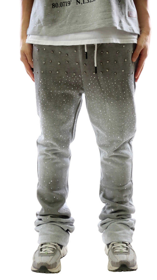 TEEK - OBSIDIAN Washed French Terry Stacked Jogger Pants PANTS TEEK LTK S