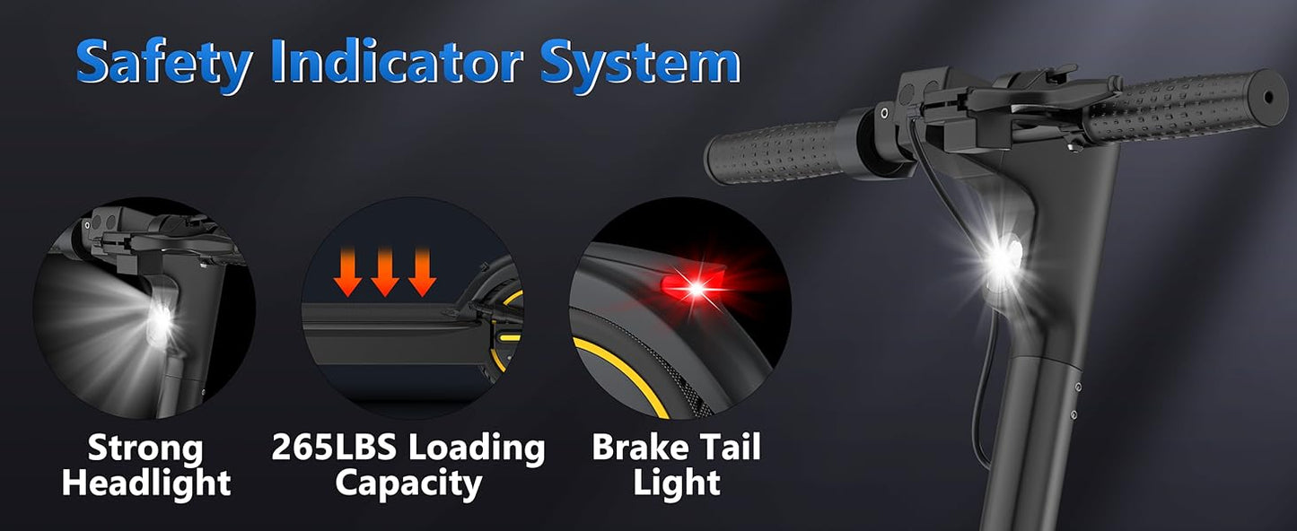 TEEK - 10" Tires Folding Electric 22MPH 500W 28Miles Electric Scooter TRANSPORTATION theteekdotcom